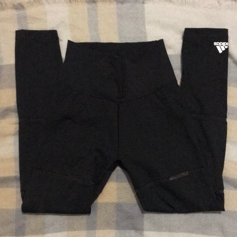 Women XS Adidas black tights